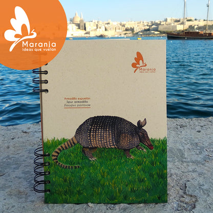 Agenda grande Armadillo + Papel plantable