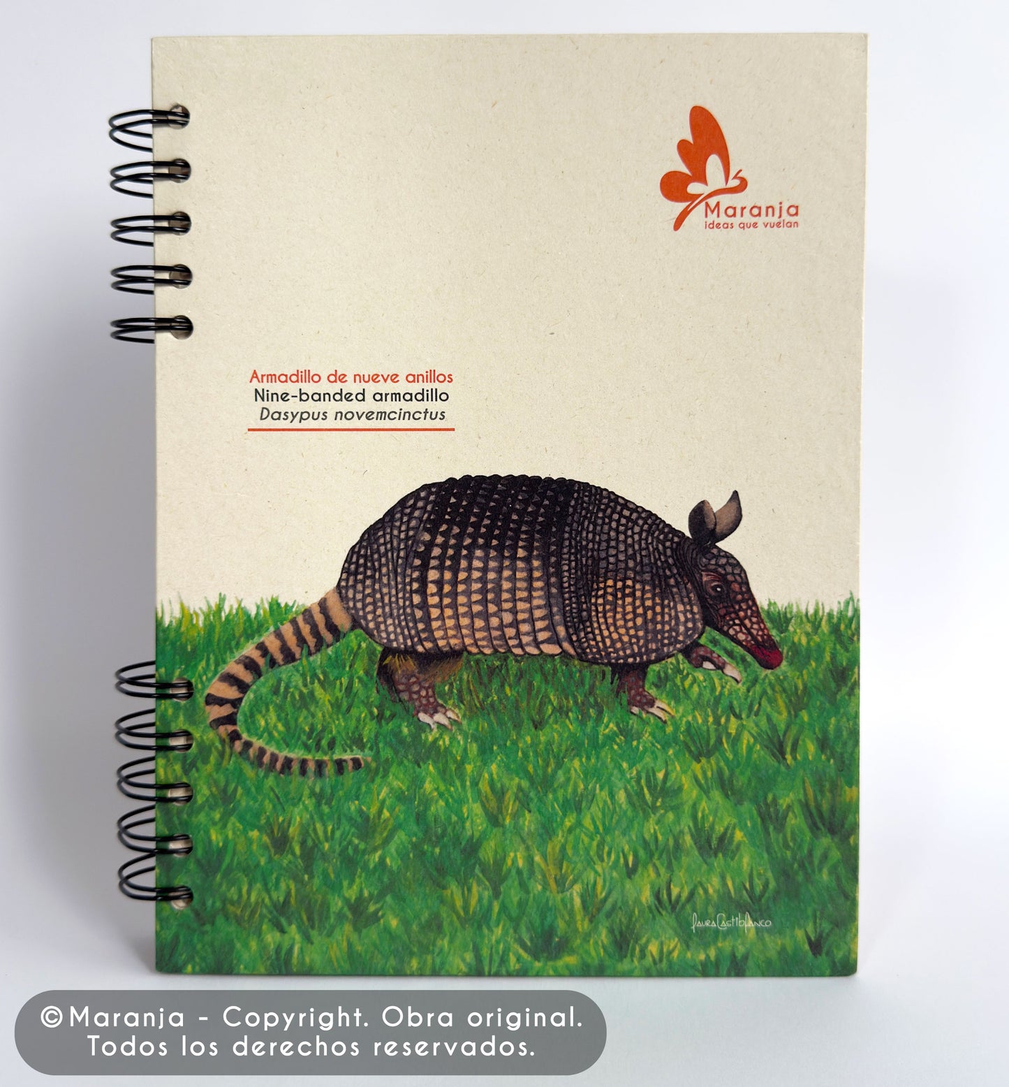 Agenda grande Armadillo + Papel plantable