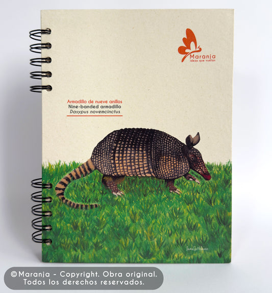 Agenda grande Armadillo + Papel plantable