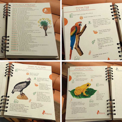 Agenda grande Mapache + Papel plantable