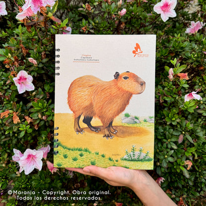 Cuaderno grande de Chigüiro + Papel plantable