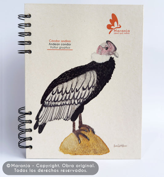 Agenda grande Cóndor + Papel plantable