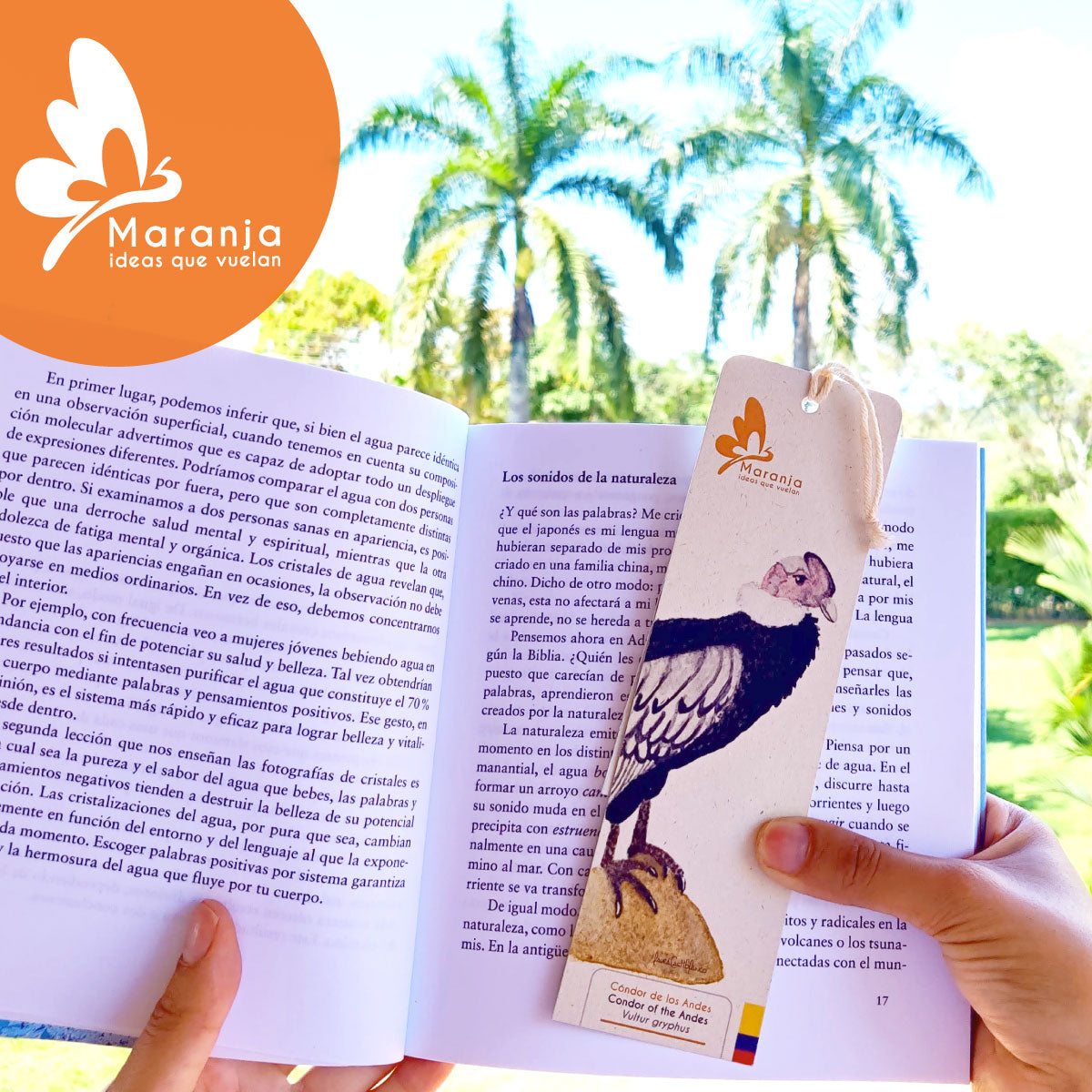 Separador de libros / Marcapáginas de Cóndor de los Andes