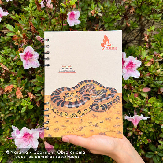 Cuaderno pequeño de Anaconda + Papel plantable