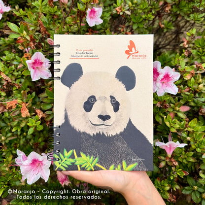 Cuaderno pequeño de Oso pada + Papel plantable