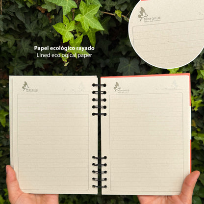 Cuaderno pequeño de Mapache + Papel plantable