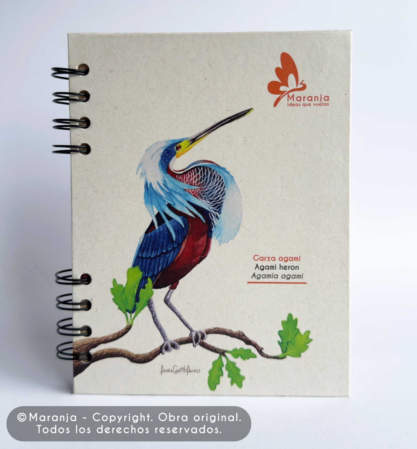 Agenda pequeña de Garza + Papel plantable