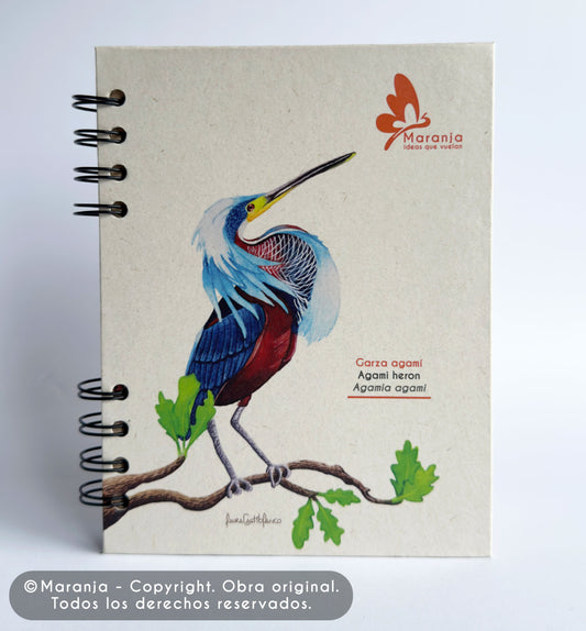 Agenda pequeña de Garza + Papel plantable