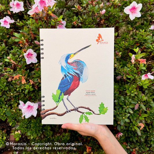 Cuaderno grande de Garza + Papel plantable