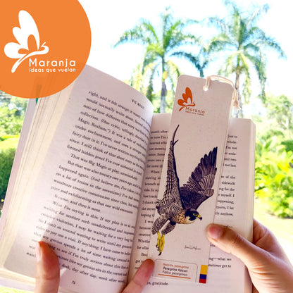 Separador de libros / Marcapáginas de Halcón peregrino