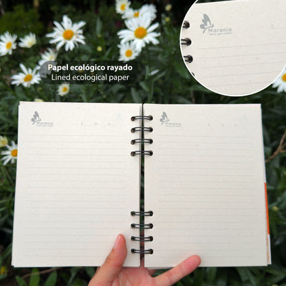 Agenda pequeña de Garza + Papel plantable