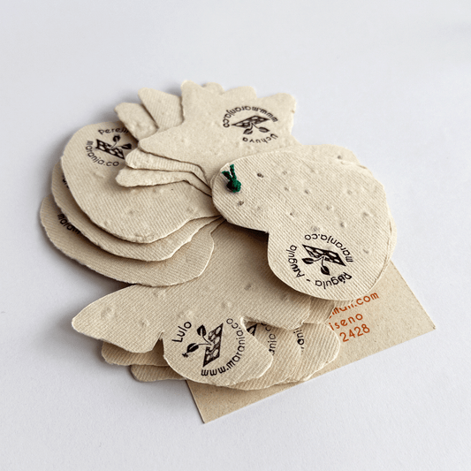 Papel plantable figuras x12 unds.