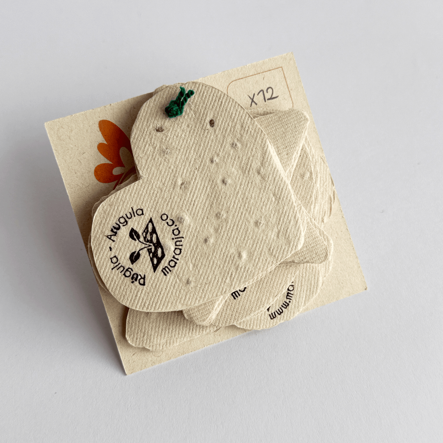 Papel plantable figuras x12 unds.