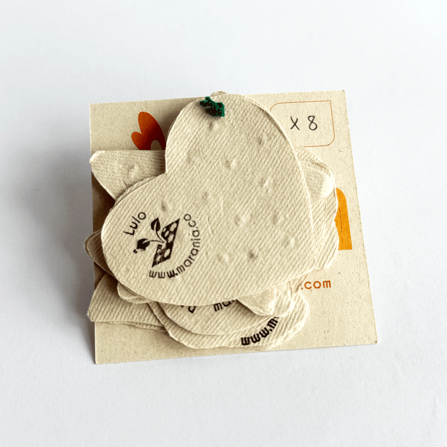 Papel plantable figuras x8 unds.
