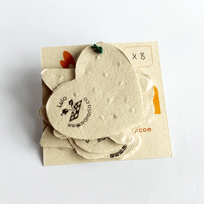Papel plantable figuras x8 unds.