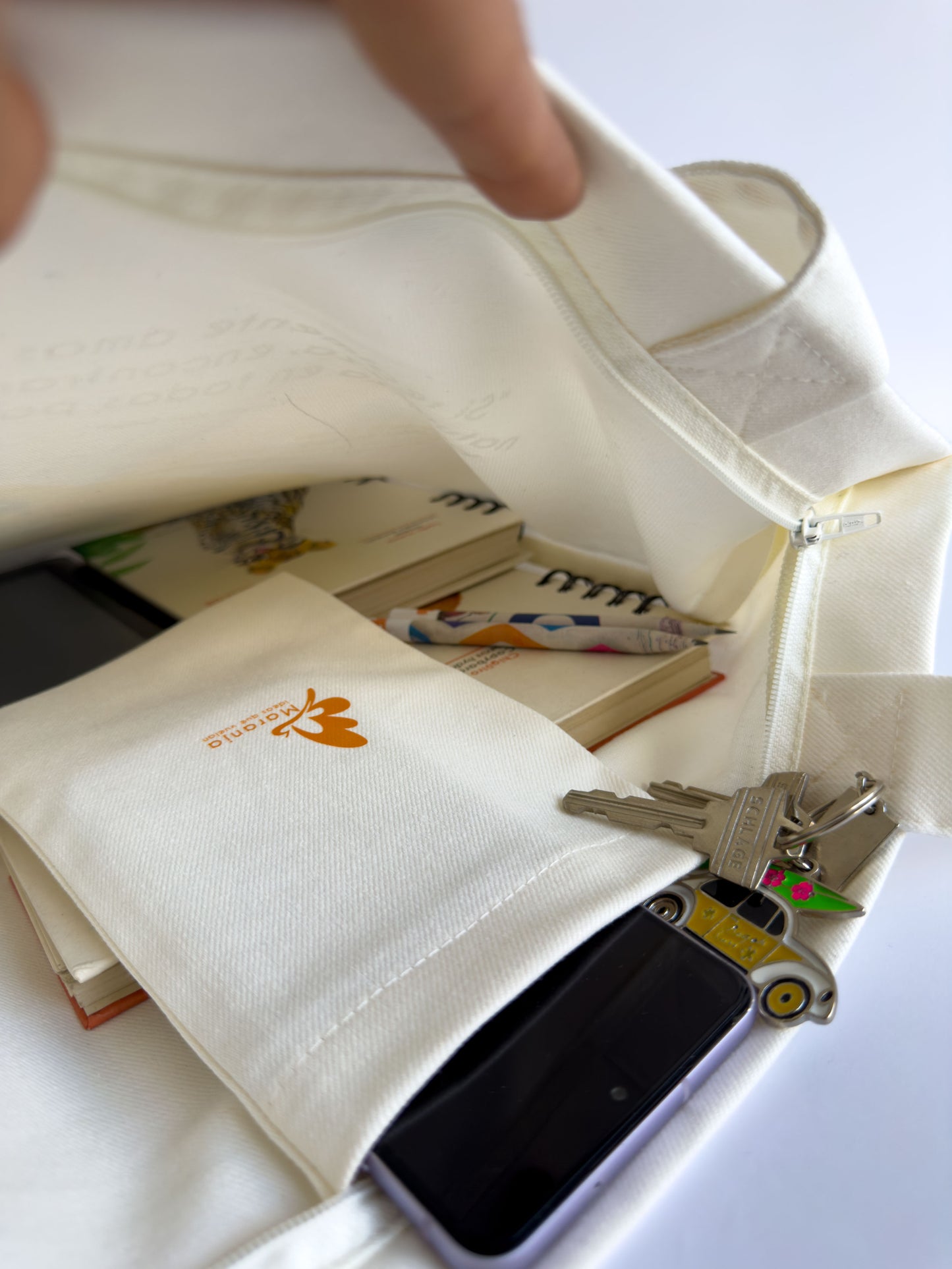 Bolsa / Totebag Mariposa monarca + Papel plantable